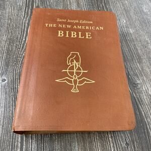 New American Bible St Joseph Edition Illustrated Large Type Leather NAB